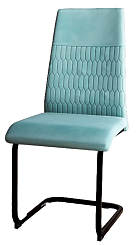 Стул DC-22218 (каркас черный тк.тиффани/ Velvet HLR-58)